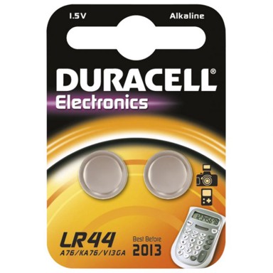 DURACELL Alkalna baterija LR44 2 komada