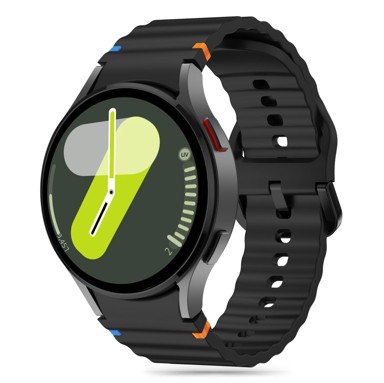 TECH-PROTECT Remen Silicone Sport za Samsung Galaxy Watch 4/5/5 Pro/6/7/FE, crni