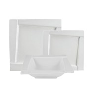 KUBIKO Set tanjura, bijeli