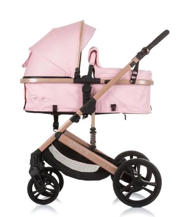 CHIPOLINO Dječja kolica Amore 3u1 - Flamingo