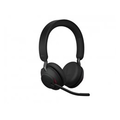JABRA Slušalice Evolve2 65 MS, crne, Link380a, on-ear, Stereo, USB, BT, stalak