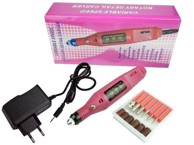 Elektronički set za pedikuru i manikuru, rozi