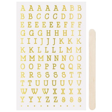 HEYDA Ukrasne naljepnice slova 20-37809 65 zlatne