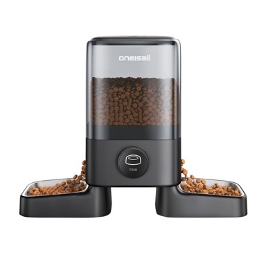 ONEISALL Dozator hrane PF09, dvostruki inteligentni, 5 L