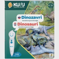 KUKU Interaktivna govorna knjiga Dinosauri (bez olovke)