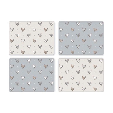 COOKSMART Pluteni podmetač 4 kom 29x21 cm Farmers Kitchen 