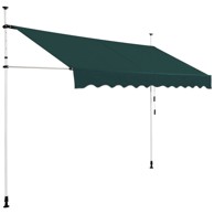 NORTHIX Uvlačna balkonska tenda 300 cm bez bušenja, UV zaštita