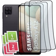Hibridno staklo za Samsung A12 / M12 cijeli zaslon keramičko 9D, 3 kom