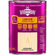 VIDARON Vanjski lak za drvo, bezbojni, satenski, 0,75 l
