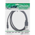 INLINE Strujni kabel 26806D, 1 m, crni