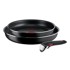 TEFAL Aluminijski set posuđa 3 kom Ingenio Easy Cook & Clean Black
