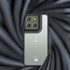 Futrola za Motorola Edge 70, Fusion Hybrid, prozirna s crnim okvirom