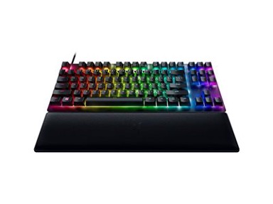 RAZER Tipkovnica Huntsman V2 Tenkeyless, Purple Linear Optical Switch, RGB, US Layout, USB