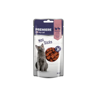 PREMIERE Poslastica za mačke Mini Sticks piletina i patka 50 g