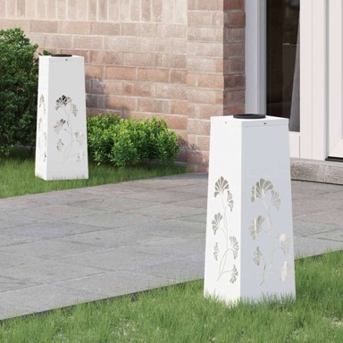 Solarna LED svjetlost za stazu 2 pcs Bijelo