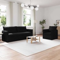 Sofa 180 cm 2 komada metal, crna