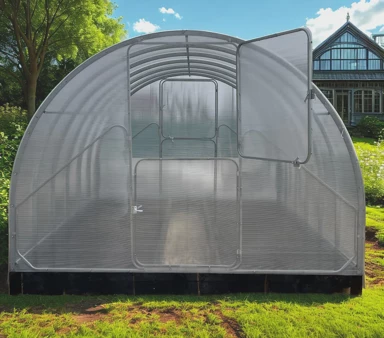 GAUDI Metalni plastenik 3,14x4 m, razmak 0,67 m, polikarbonat 4 mm