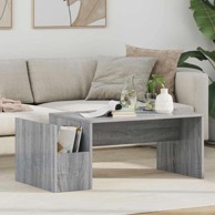 Stolić za kavu od konstruiranog drva 90 x 45 x 35 cm, siva sonoma