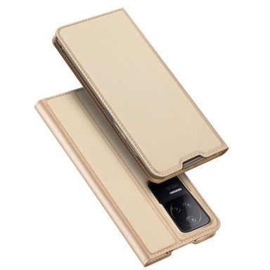 DUX DUCIS Preklopna maskica za Xiaomi Poco F4 5G, Skin Pro, zlatna