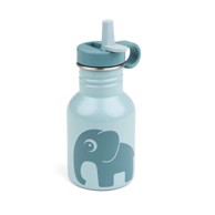 Metalna bočica sa slamkom Elphee Blue 350 ml