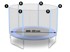 NEO-SPORT Vanjska mreža za trampolin, 312 cm (10 ft)