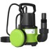 HOMESTAR Potopna pumpa za vodu s plovnim prekidačem 400 W 9000 l/h 16x14x27 cm, zelena