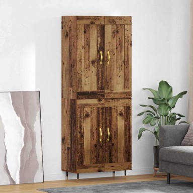 Visoka komoda, 69,5 x 34 x 90 cm, konstruirano drvo, staro drvo