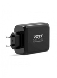 PORT DESIGNS GaN adapter za napajanje USB-C/USB-A 120 W
