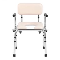 VEVOR Stolica za toaletni stol, s podesivim visinom, 415x415x44 mm, siva