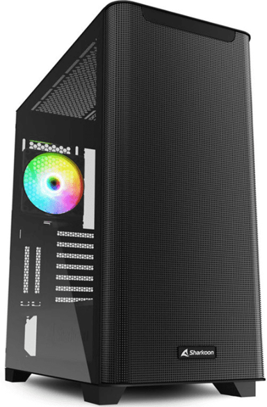 SHARKOON Kućište M30 RGB, mid tower, ATX, prozor, crno
