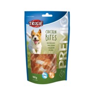 TRIXIE Poslastica za pse Premio Pileći komadi light 100 g