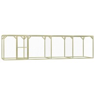 Kavez za kokoši od impregnirane borovine 1,5 x 6 x 1,5 m