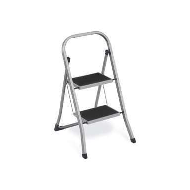 SONGMICS Sklopiva stepenica 45,5 x 82 x 55 cm, siva