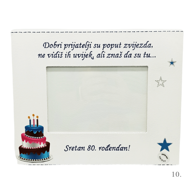 Personalizirani okvir za fotografije za prijatelje, model 10