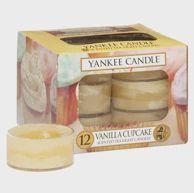 YANKEE CANDLE Mirisna svijeća Tea Lights 12/1 VANILLA CUPCAKE