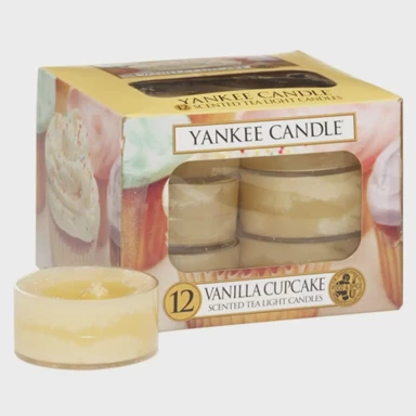 YANKEE CANDLE Mirisna svijeća Tea Lights 12/1 VANILLA CUPCAKE
