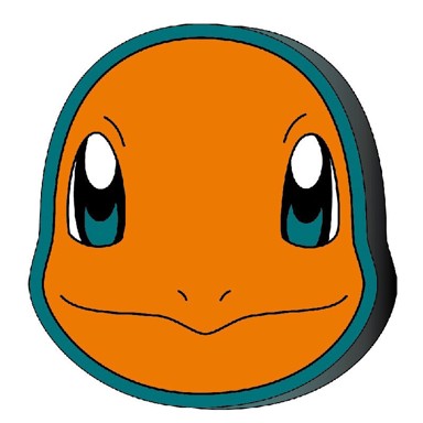 Pokemon Charmander 3D jastuk 40x40