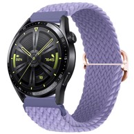 BStrap Elastic Nylon remen za Huawei Watch GT2 42mm, lavender