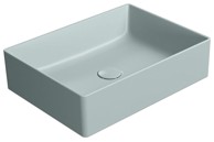 GSI KUBE X Umivaonik, 50x37 cm, nadgradni, keramika, plava mat