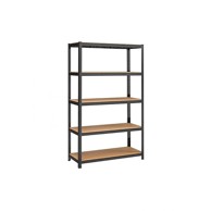 SONGMICS Polica, 60x120x200 cm, smeđe-crna