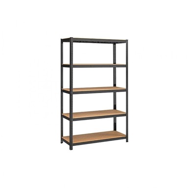 SONGMICS Polica, 60x120x200 cm, smeđe-crna