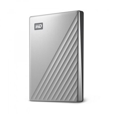 WESTERN DIGITAL Eksterni tvrdi disk My Passport Ultra, srebrni, 2TB, USB 3.1 Type-C