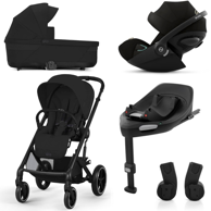 CYBEX Dječja kolica Balios S Lux set M – mjesečevo crna
