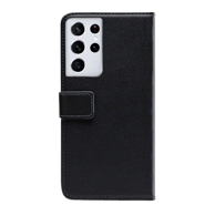 MOBILIZE PU kožna futrola tipa knjige za Samsung Galaxy S21 Ultra, crna