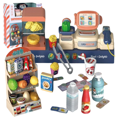 WOOPIE Supermarket s vagom, 42 elementa