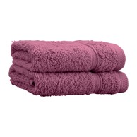 CATHERINE LANSFIELD Tamno ružičasti pamučni ručnici u setu 2 kom od frotira 30x30 cm Zero Twist