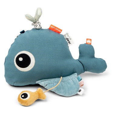 DONE BY DEER Aktivna igračka s ogledalom, Wally, plava