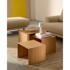KAVE HOME Pomoćni stolići Litto 40x60 cm set 3 kom u dekoru hrasta