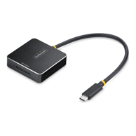 STARTECH Čitač kartica 1B-USB-C-SDE-ADAPTER, crni