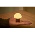 GINGKO Bijela/u tamnoj prirodnoj boji LED stolna lampa (visina 7 cm) Alice Mushroom 